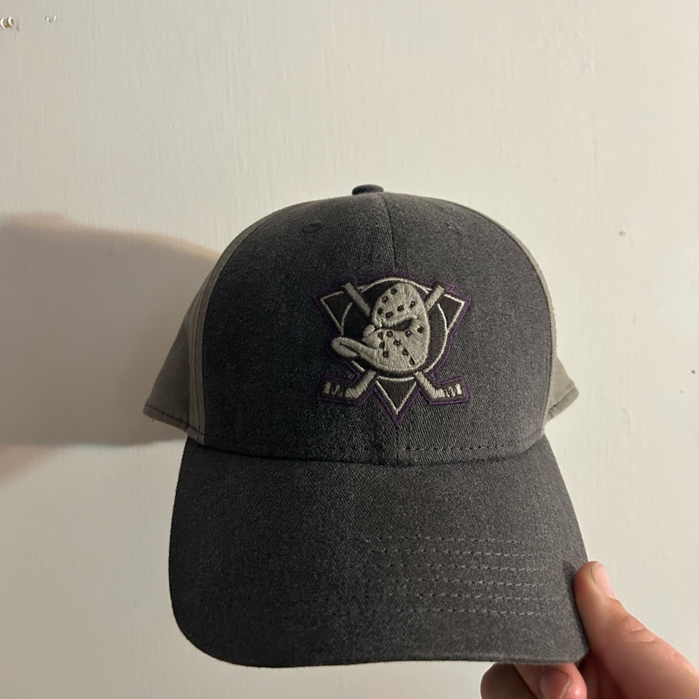 Gray Anaheim Ducks Hat